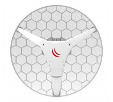 Точка доступа MikroTik LHG 5 ac with 24.5dBi 5GHz antenna, Dual Chain 802.11ac wireless, 716MHz CPU, 256MB RAM, 1x Gigabit LAN, POE, PSU, RouterOS L3