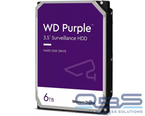 Жесткий диск 6TB WD Purple (WD63PURZ)  {Serial ATA III, 5640- rpm, 256Mb, 3.5} купить QBS.ru
