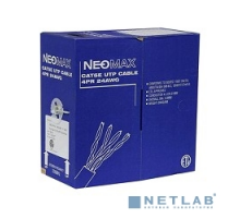 Неомакс  Витая пара Кабель NEOMAX NM13001 U/UTP cat.5e 4 пары (305 м) 7/0.18 мм (24 AWG) гибкий многожильный Медь PVC jacket