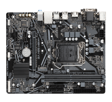 Материнская плата GIGABYTE H410M S2H V2, LGA1200, H470, 2*DDR4, D-Sub+DVI+HDMI,  4 SATA 6 Гб/с, M2, Audio, Gb LAN, USB 3.2, USB 2.0, COM*1 header, mATX