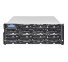 Система хранения данных EonStor DS 3000U 4U/24bay,dual redundant subsystem,2x12Gb/s SAS ports,8x1G iSCSI ports,4x host board,2x4GB RAM,2x(PSU+FAN),2x(SuperCap+Flash),24xSAS SFF/LFF,1xRail kit(ESDS 3024RUC-C)
