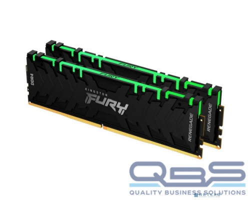 Модуль памяти Kingston DDR4 DIMM 32GB Kit 2x16Gb KF436C16RB1AK2/32 PC4-28800, 3600MHz, CL17 купить QBS.ru