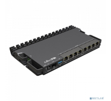 Сетевое оборудование MikroTik RB5009UPr+S+IN Маршрутизатор CPU ARM64, 4 ядра 350-1400MHZ, 1GB RAM, 7*1Gbit RJ45, 1*2.5gbit RJ45, PoE out 1-7port