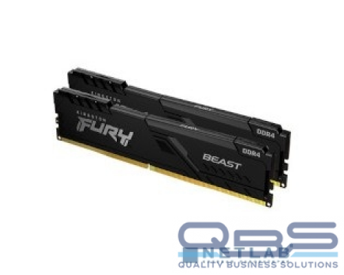 Модуль памяти Kingston DDR4 DIMM 32GB Kit 2x16Gb KF426C16BB1K2/32 PC4-21300, 2666MHz, CL16 купить QBS.ru