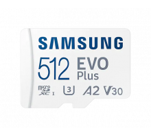 Флеш-карта microSD 512GB Samsung Карта памяти EVO Plus (MB-MC512KA)