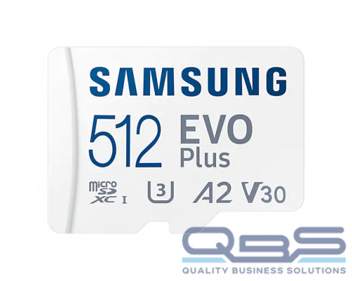Флеш-карта microSD 512GB Samsung Карта памяти EVO Plus (MB-MC512KA) купить QBS.ru