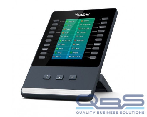 Клавишная панель для телефонов sip YEALINK EXP50 с цветным LCD для SIP-T53/T53W/T54W/T57W/T58A, шт купить QBS.ru