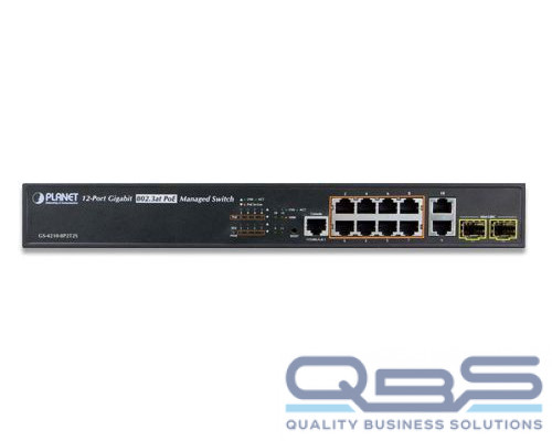 Коммутатор PoE Planet GS-4210-8P2T2S купить QBS.ru
