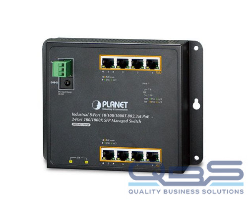 Коммутатор промышленный управляемый Planet WGS-4215-8P2S купить QBS.ru