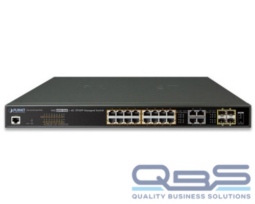 Коммутатор PoE Planet GS-4210-16UP4C купить QBS.ru