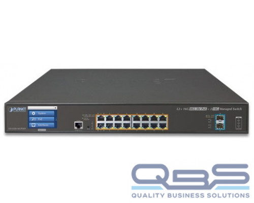 Коммутатор PoE Planet GS-5220-16UP2XVR купить QBS.ru