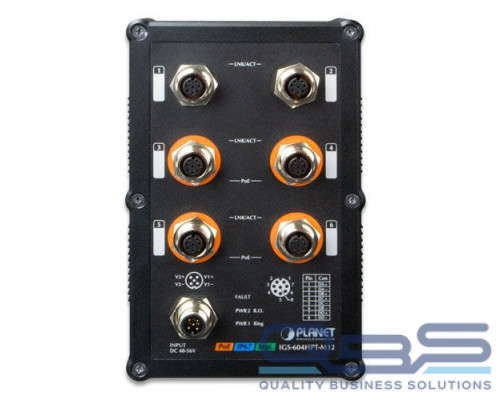 Коммутатор промышленный Planet IGS-604HPT-M12 купить QBS.ru