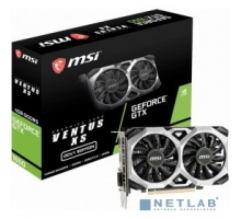 Видеокарта Видеокарта MSI PCI-E GTX 1650 VENTUS XS 4G OCV1 NVIDIA GeForce GTX 1650 4096Mb 128bit GDDR5 1485/8000 DVIx1/HDMIx1/DPx1/HDCP RTL