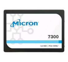 Накопитель SSD U.2 Crucial MTFDHBE7T6TDF-1AW1ZABYY 7300 PRO 7.68TB PCIe Gen3 x4 NVMe 3D TLC NAND 3000/1800MB/s 520K/85K IOPS MTTF 2M