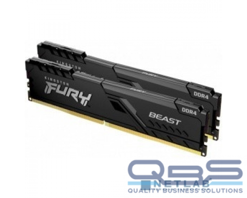 Модуль памяти Kingston DDR4 DIMM 32GB Kit 2x16Gb KF436C18BBK2/32 PC4-28800, 3600MHz, CL18 купить QBS.ru