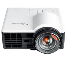 Проектор Optoma ML1050ST+ (DLP, WXGA(1280x800), LED 1000Lm, 20000:1, HDMI+MHL, Unibersal I/O VGA, micro SD-карта, USB-A, Audio-Out 3.5mm,  1*1W speaker, Mobile - 0.42кг)