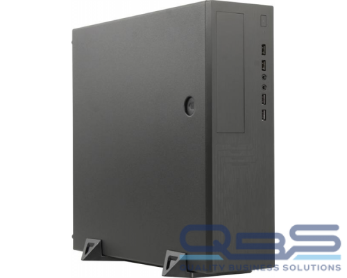 Корпус Slim Case Powerman EL555 Black PM-300ATX 2*USB 3.0+2*USB2.0,HD,Audio mATX, miniATX купить QBS.ru