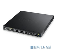 Сетевое оборудование ZYXEL XGS3700-48HP-ZZ0101F Управляемый High Power PoE-коммутатор L2+ Gigabit Ethernet с 48 разъемами RJ-45 и 4 слотами 10G SFP+