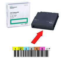 Ленточный картридж HPE Ultrium LTO7 Data cartridge 15TB RW (without Label)