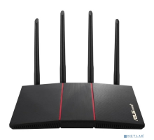 Сетевое оборудование Роутер беспроводной Asus RT-AX55 AX1800 10/100/1000BASE-TX черный